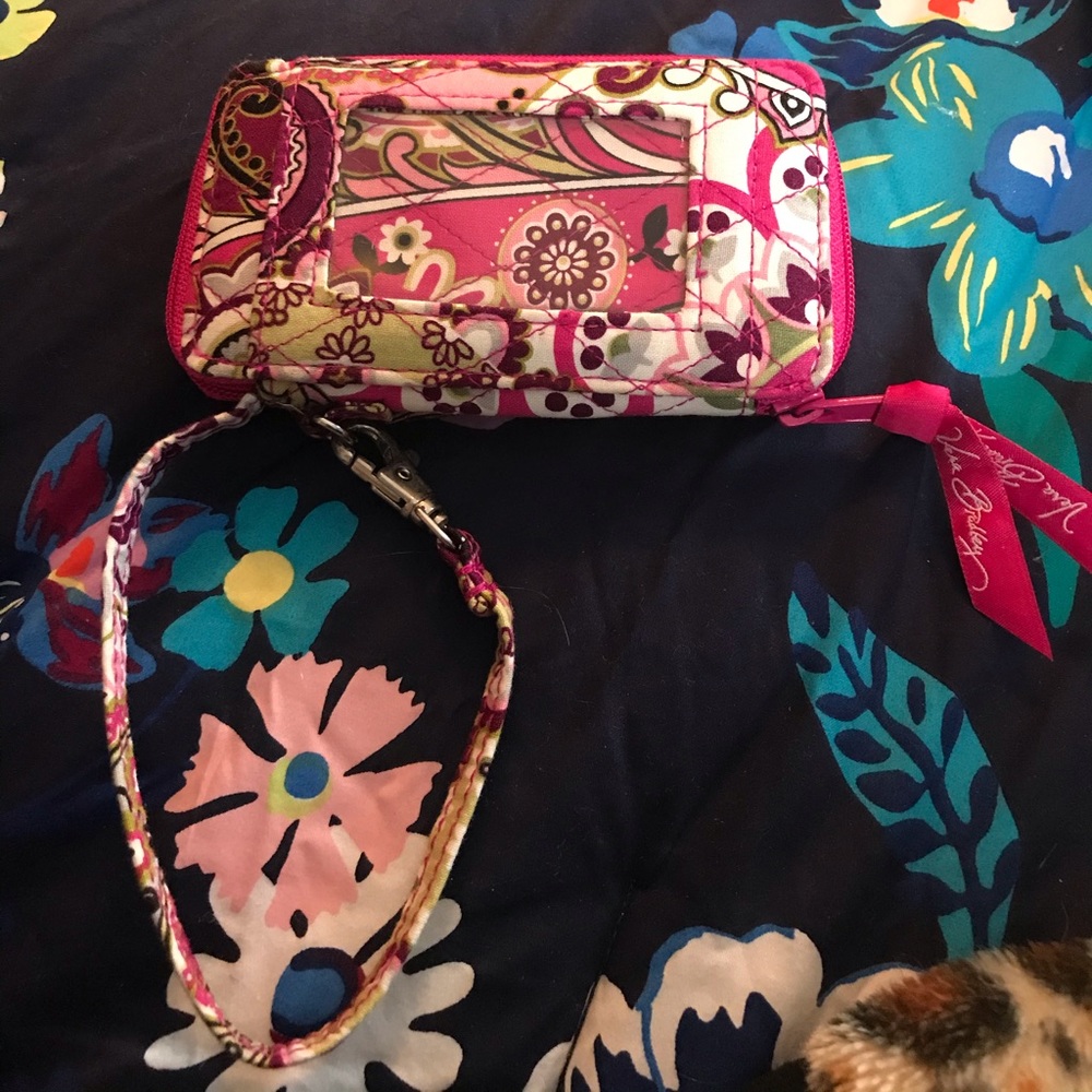 Vera Bradly wristlet wallet phone holder
